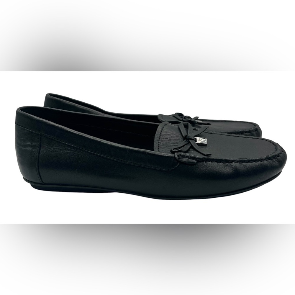 Michael Kors Women’s Black Juliette leather loafers women’s 6.5M - Picture 6 of 10